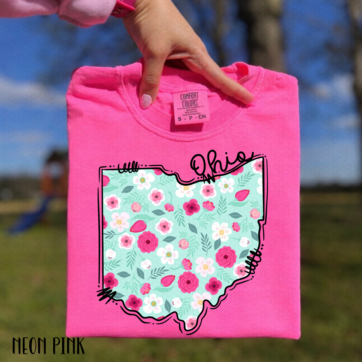 Floral States DTF Transfer