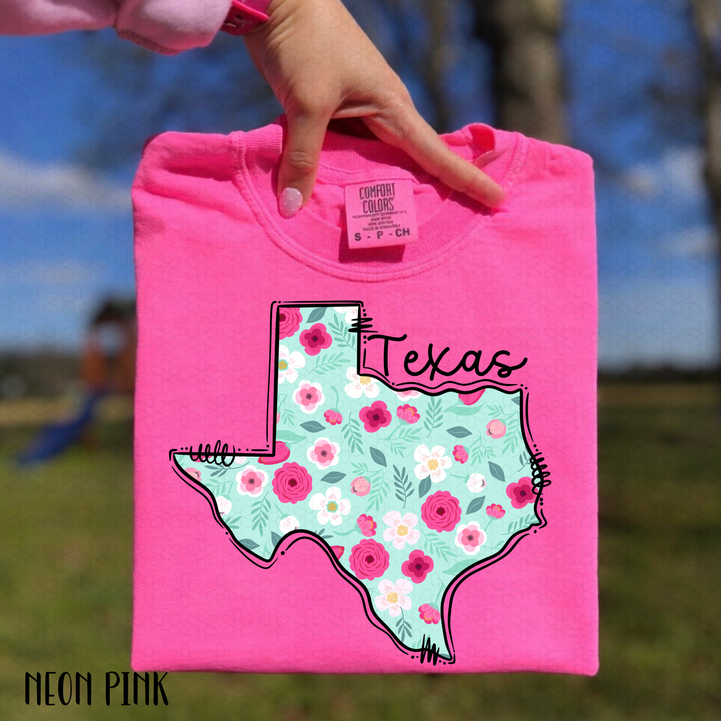 Floral States DTF Transfer