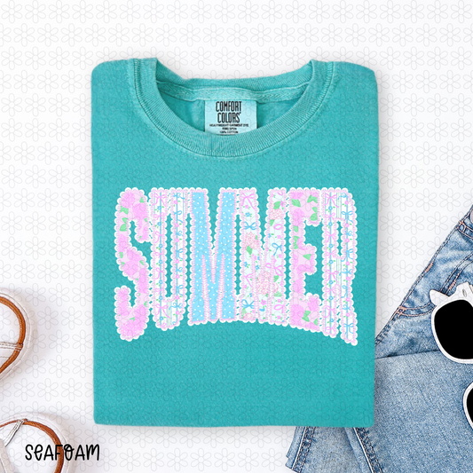 Floral Summer Completed Tee