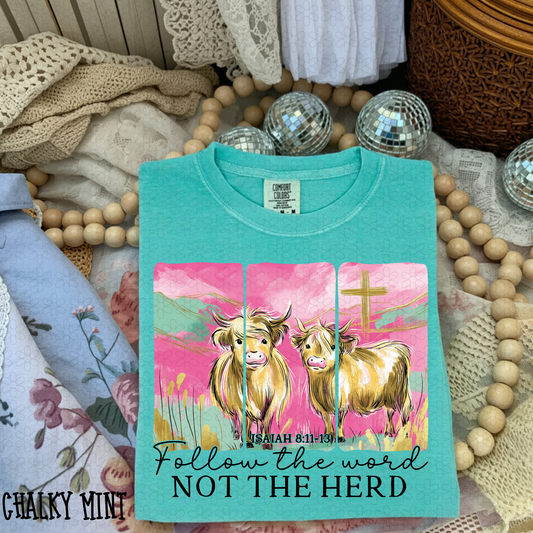 Follow The Word Not The Herd Kids Completed Tee