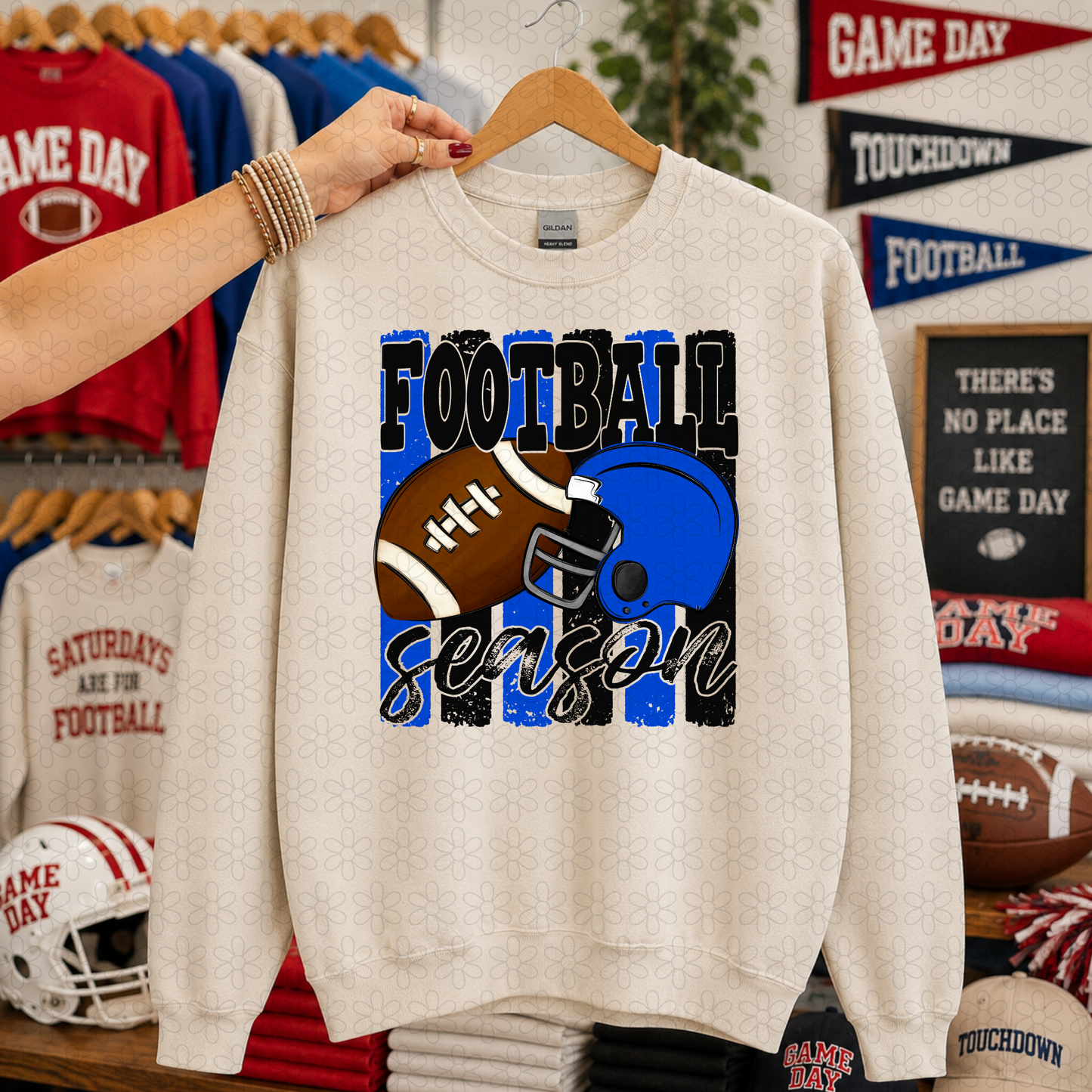 Football Season (Multiple Color Options) DTF Transfer