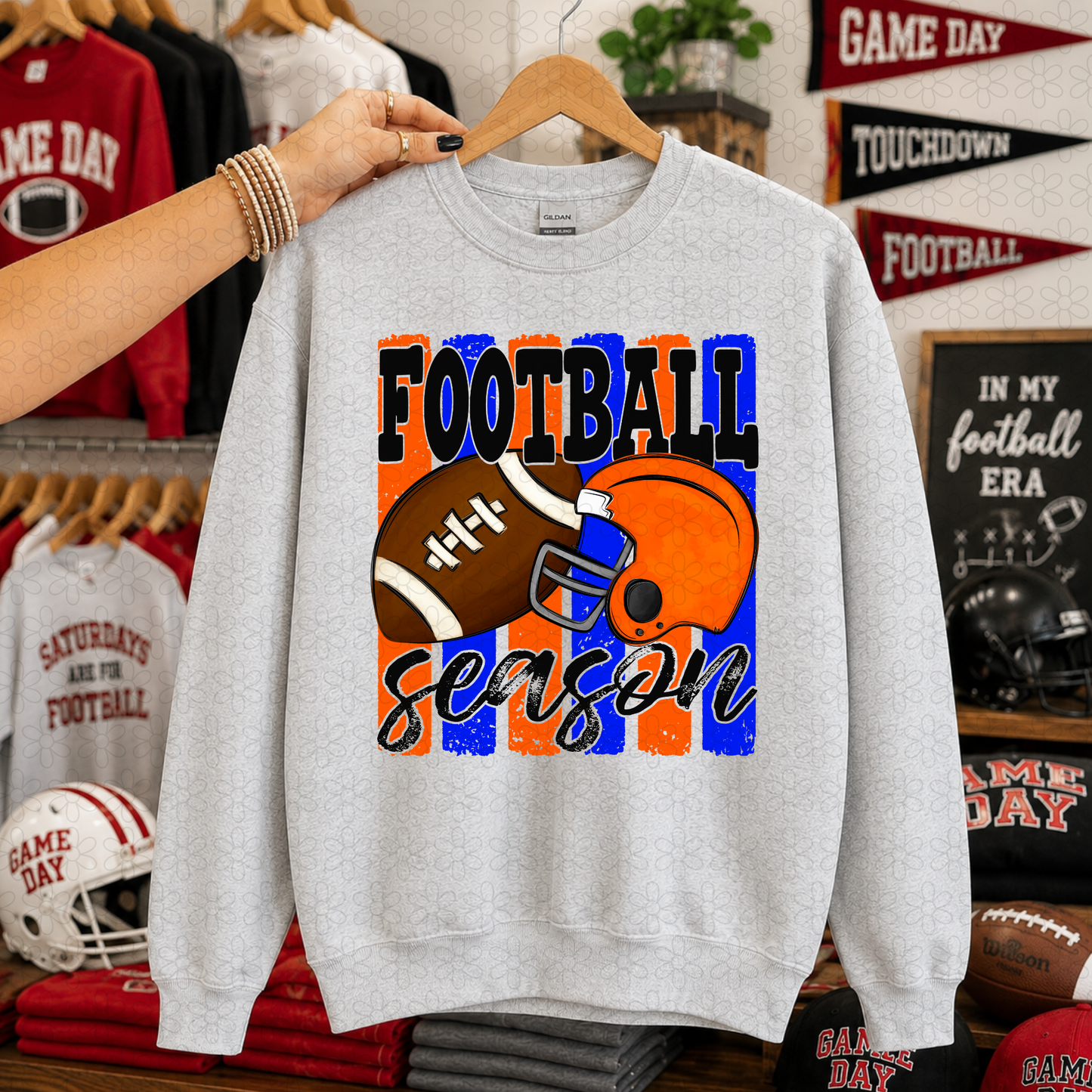Football Season (Multiple Color Options) DTF Transfer