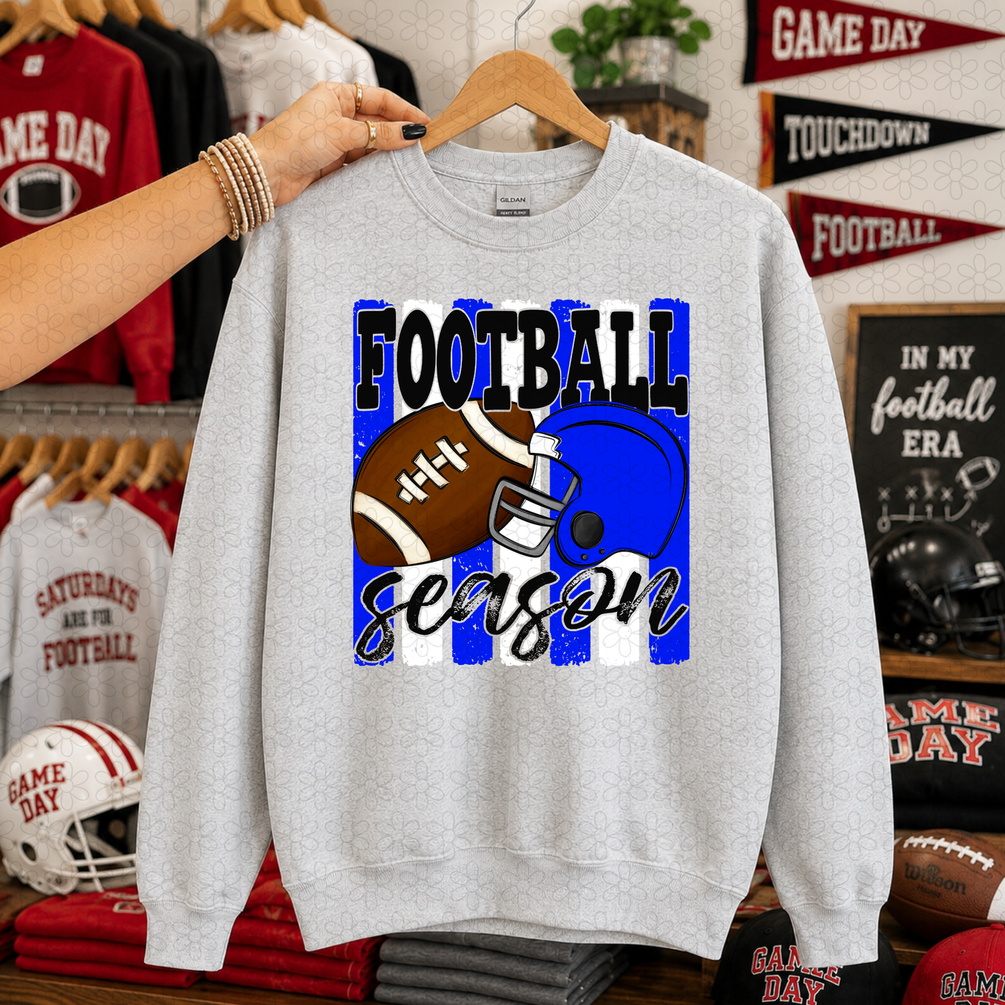 Football Season (Multiple Color Options) DTF Transfer