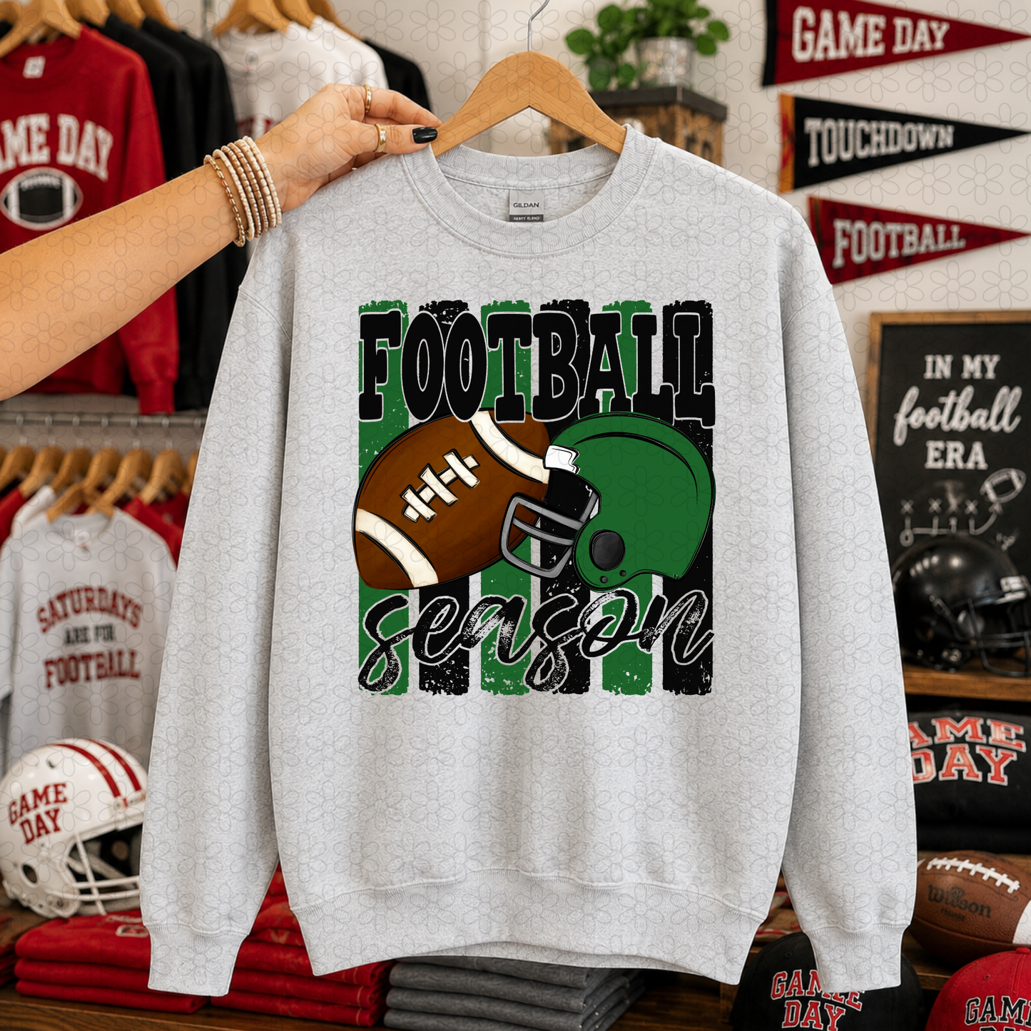 Football Season (Multiple Color Options) DTF Transfer