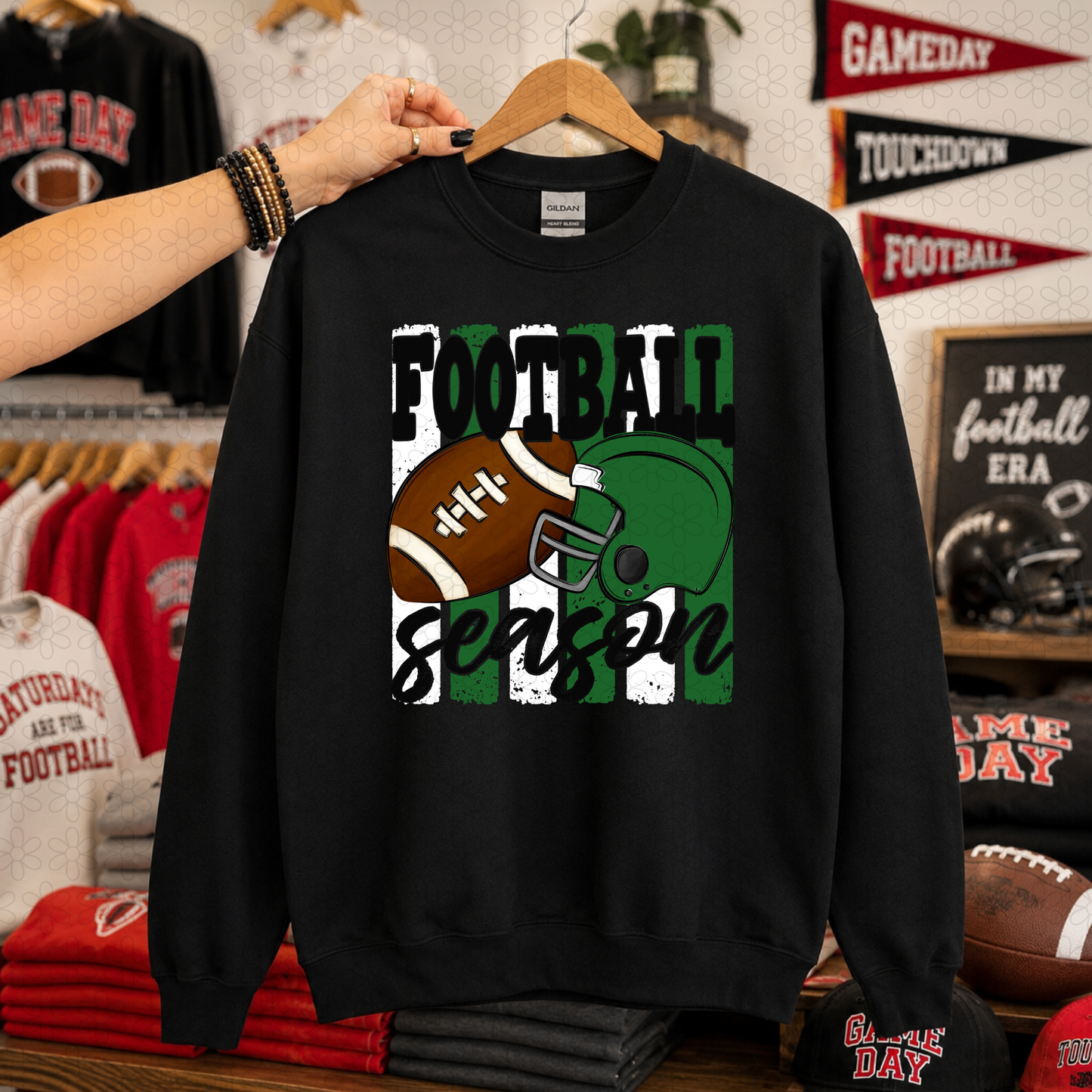 Football Season (Multiple Color Options) DTF Transfer