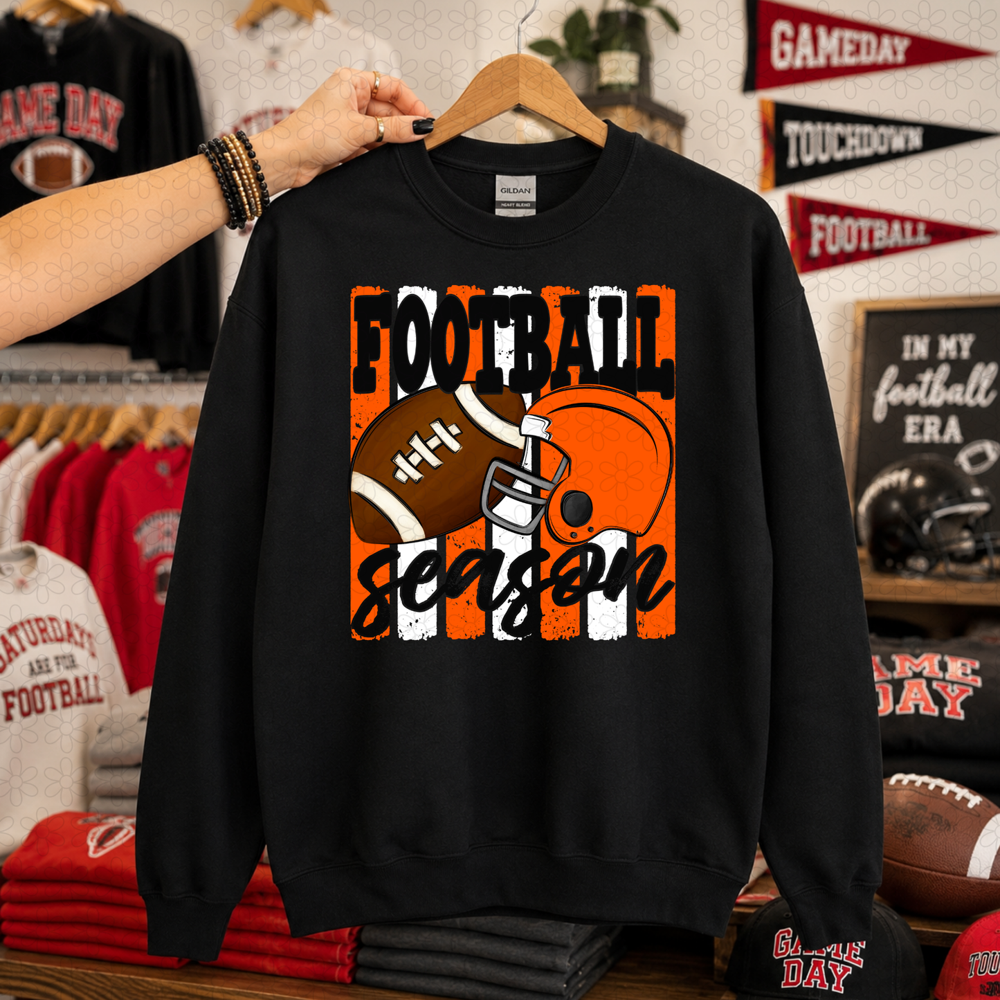 Football Season (Multiple Color Options) DTF Transfer