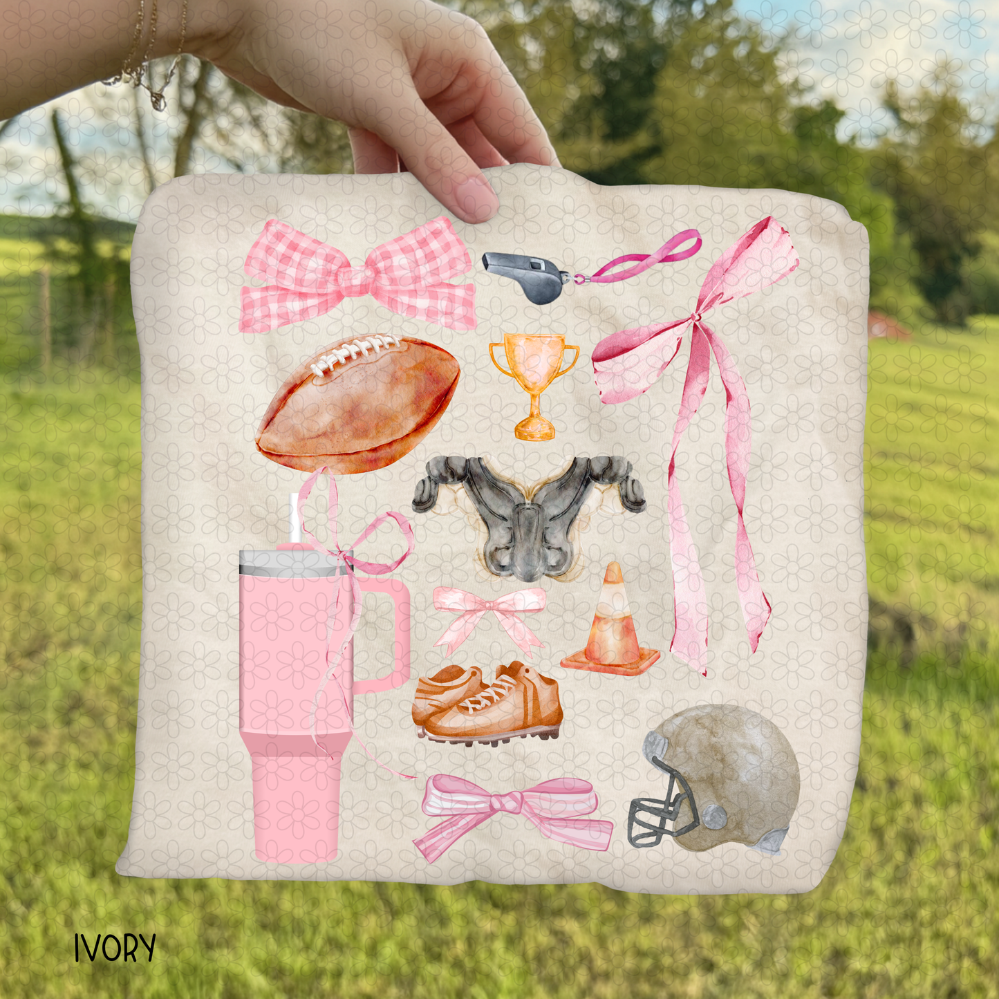 Pink Sports Coquette DTF Transfer