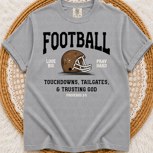 Football & Trusting God Completed Tee