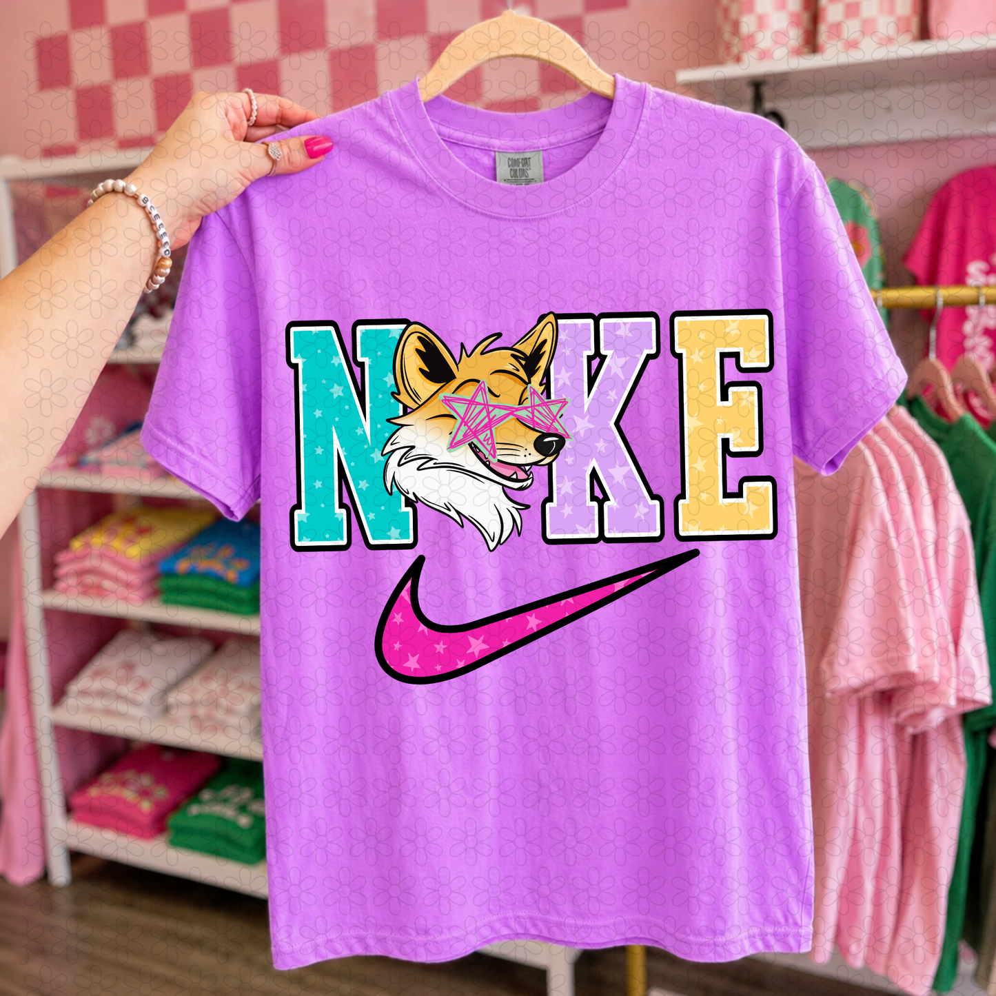 Swoosh Preppy Teams DTF Transfer