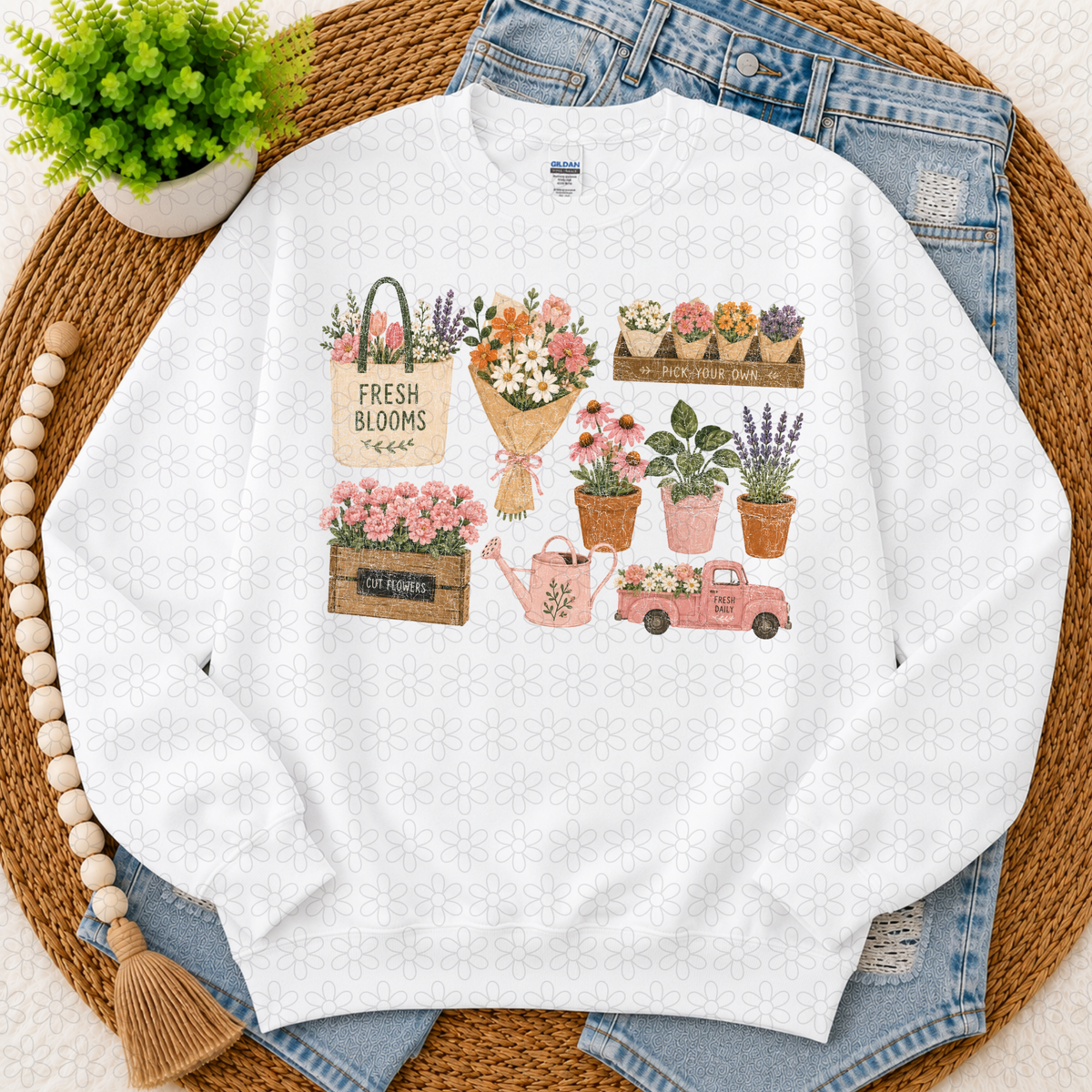 Fresh Blooms DTF Transfer