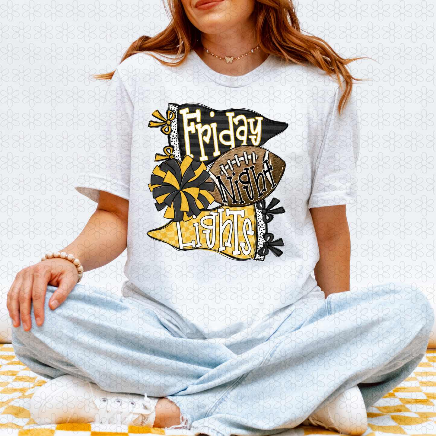 Friday Night Lights (Multiple Color Options) DTF Transfer
