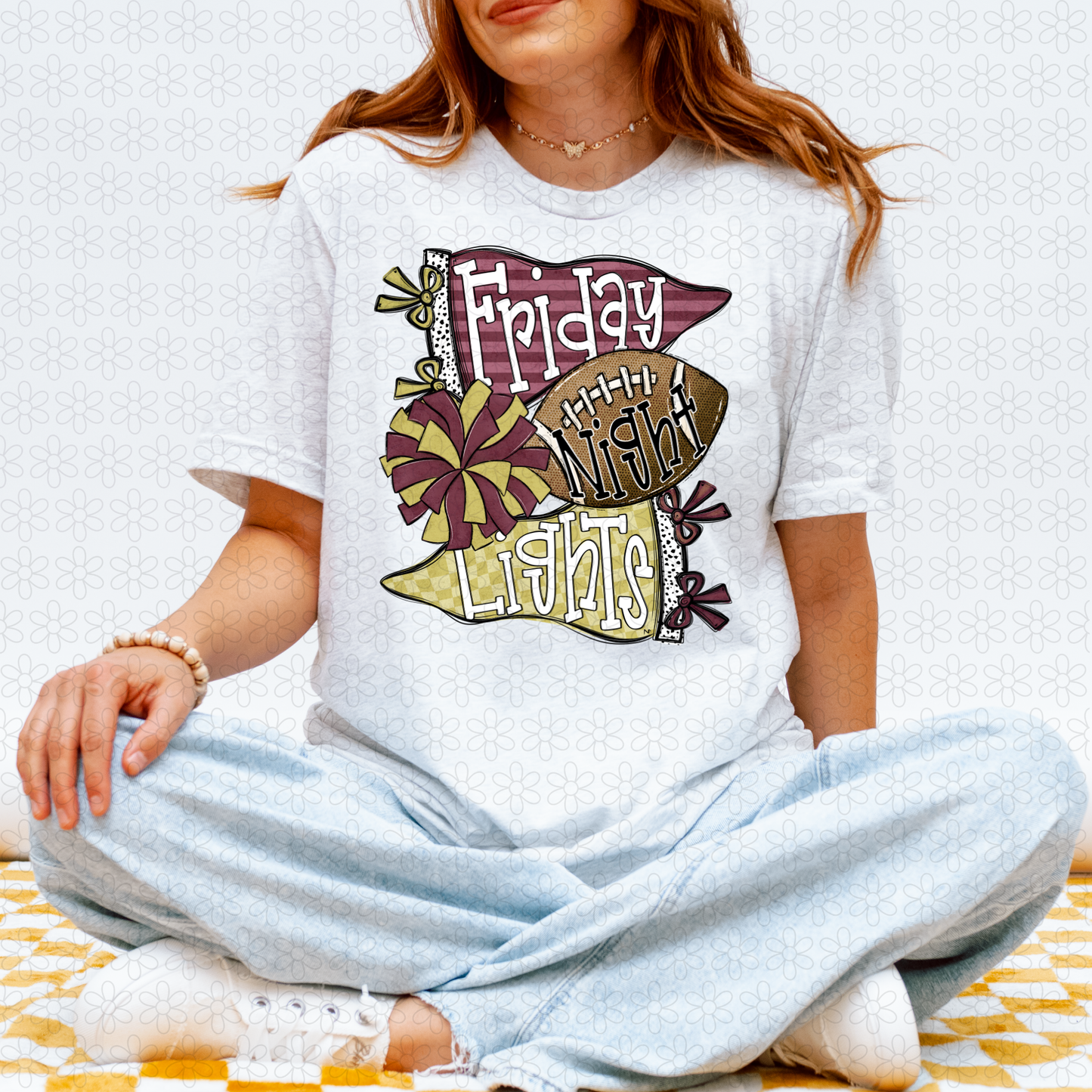 Friday Night Lights (Multiple Color Options) DTF Transfer