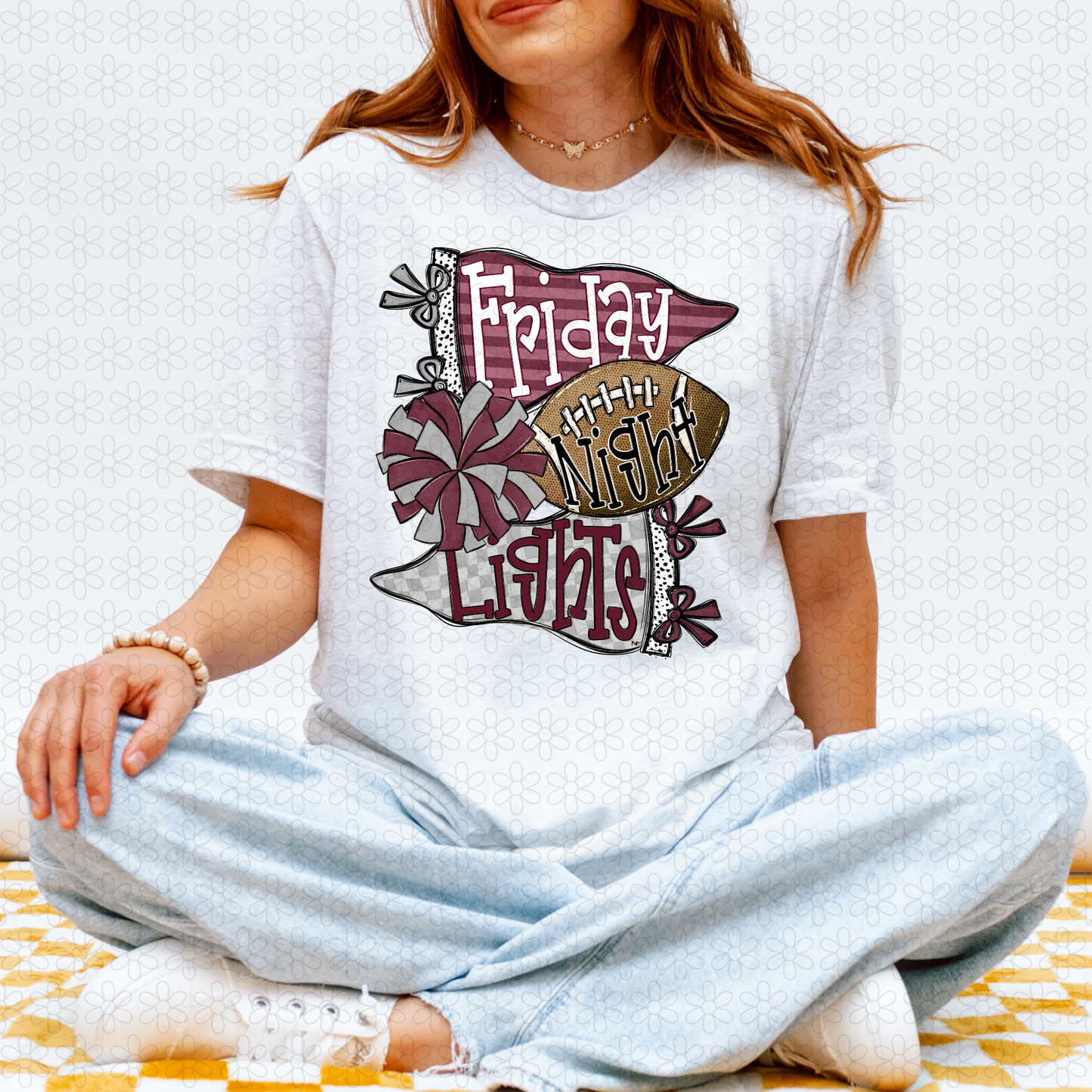Friday Night Lights (Multiple Color Options) DTF Transfer