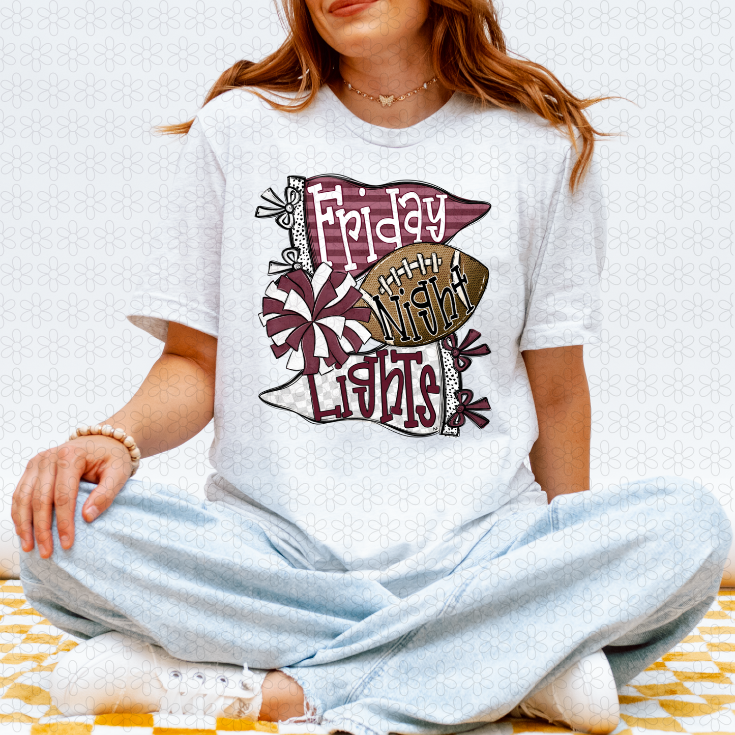 Friday Night Lights (Multiple Color Options) DTF Transfer