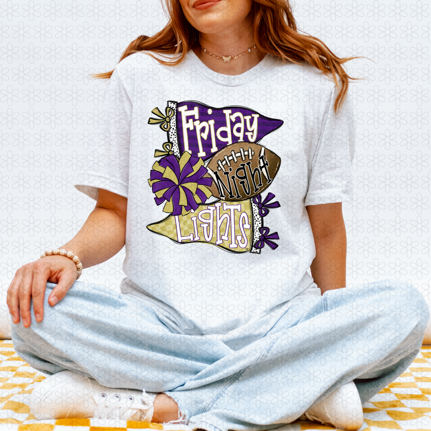 Friday Night Lights (Multiple Color Options) DTF Transfer