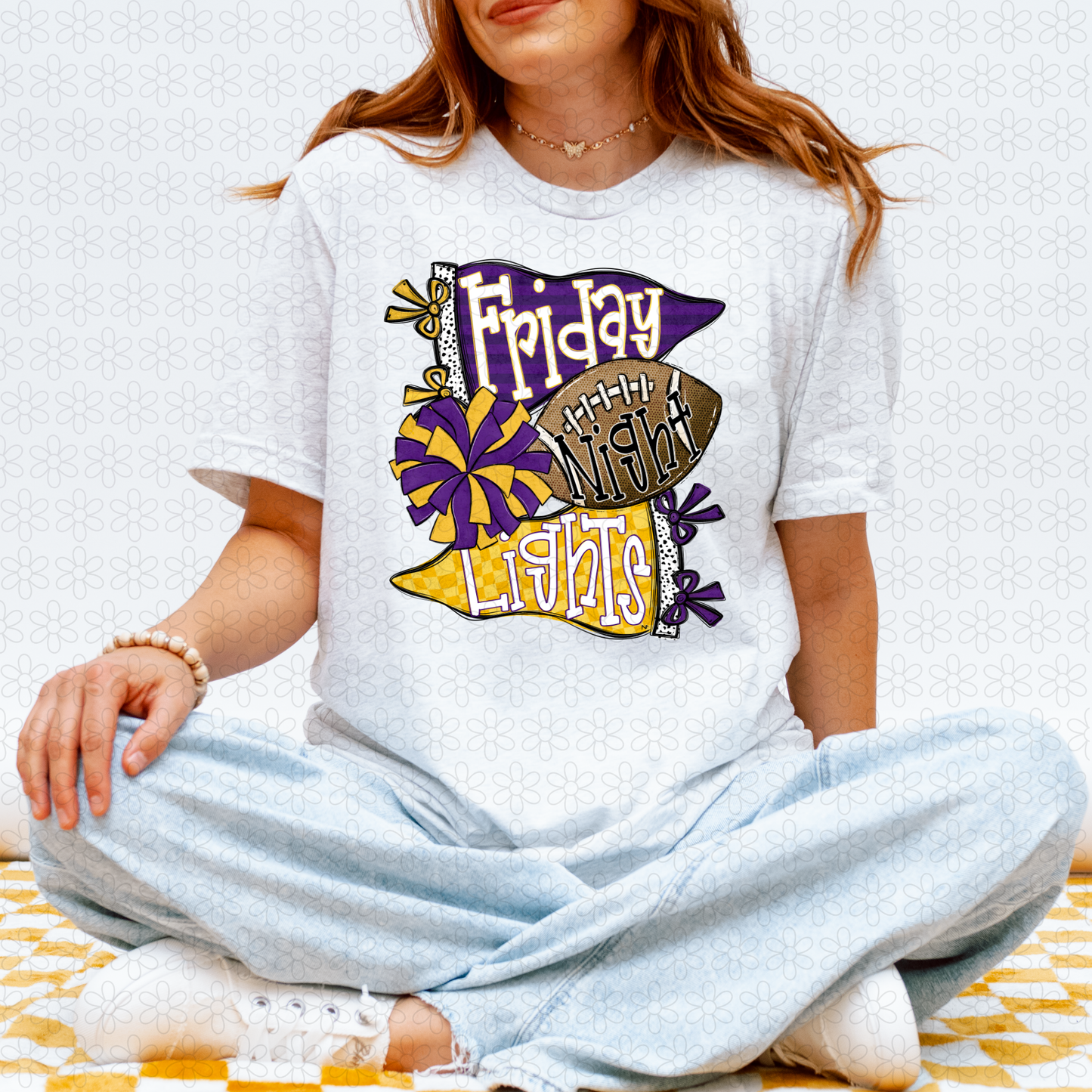 Friday Night Lights (Multiple Color Options) DTF Transfer
