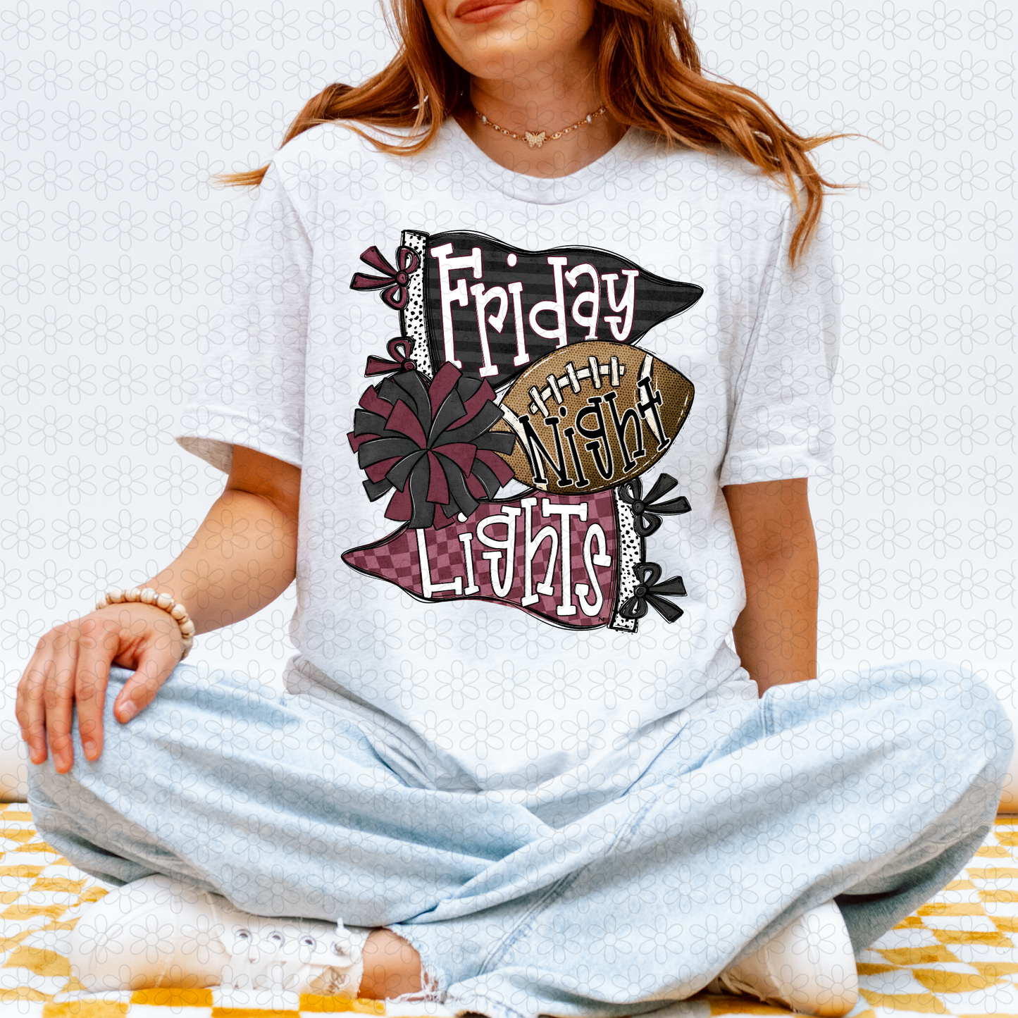 Friday Night Lights (Multiple Color Options) DTF Transfer