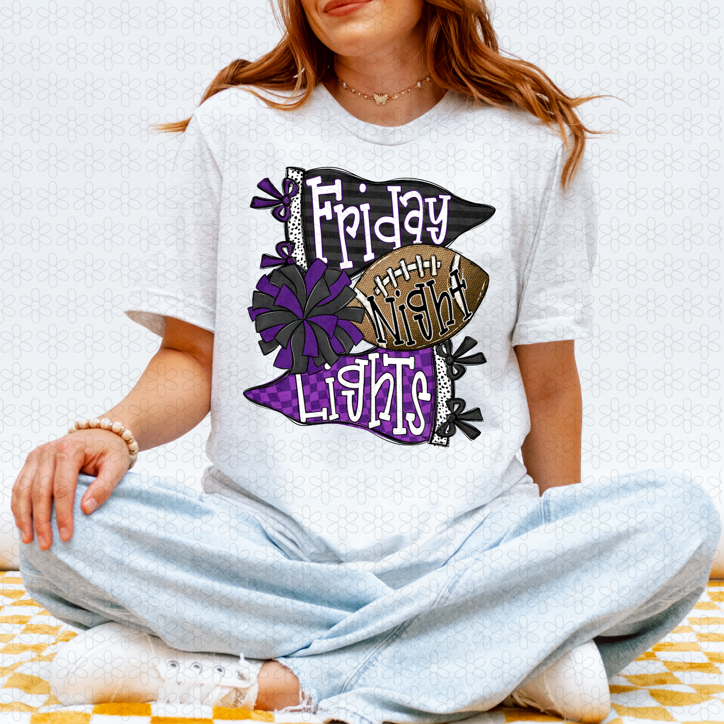 Friday Night Lights (Multiple Color Options) DTF Transfer