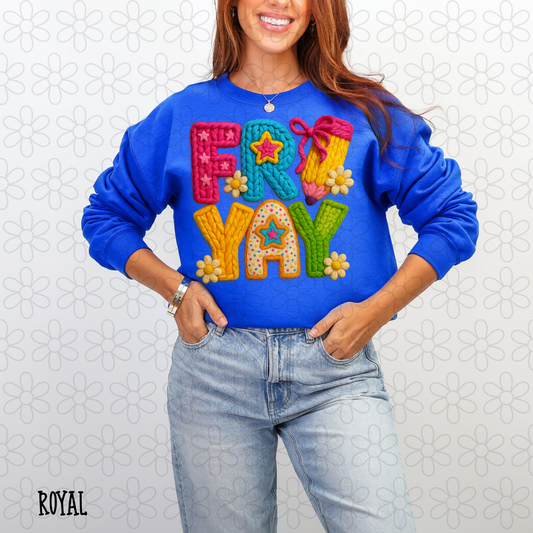 Friyay Knit DTF Transfer