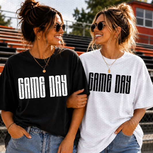 Game Day (Multiple Color Options) Completed Tee
