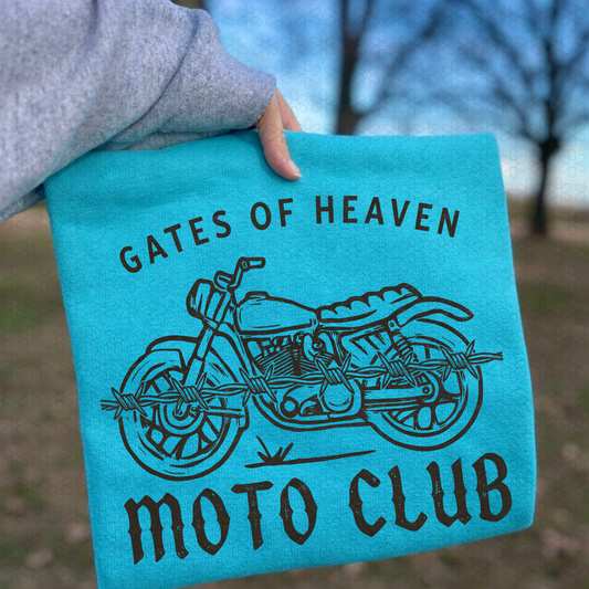 Gates Of Heaven- Black Completed Tee