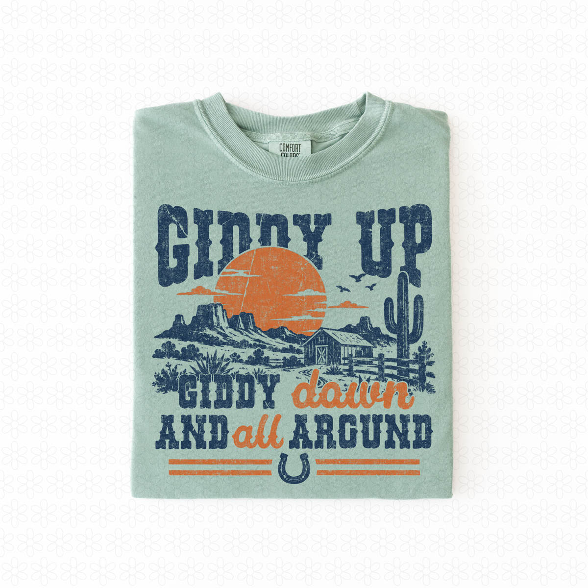 Giddy Up Giddy Down Completed Tee