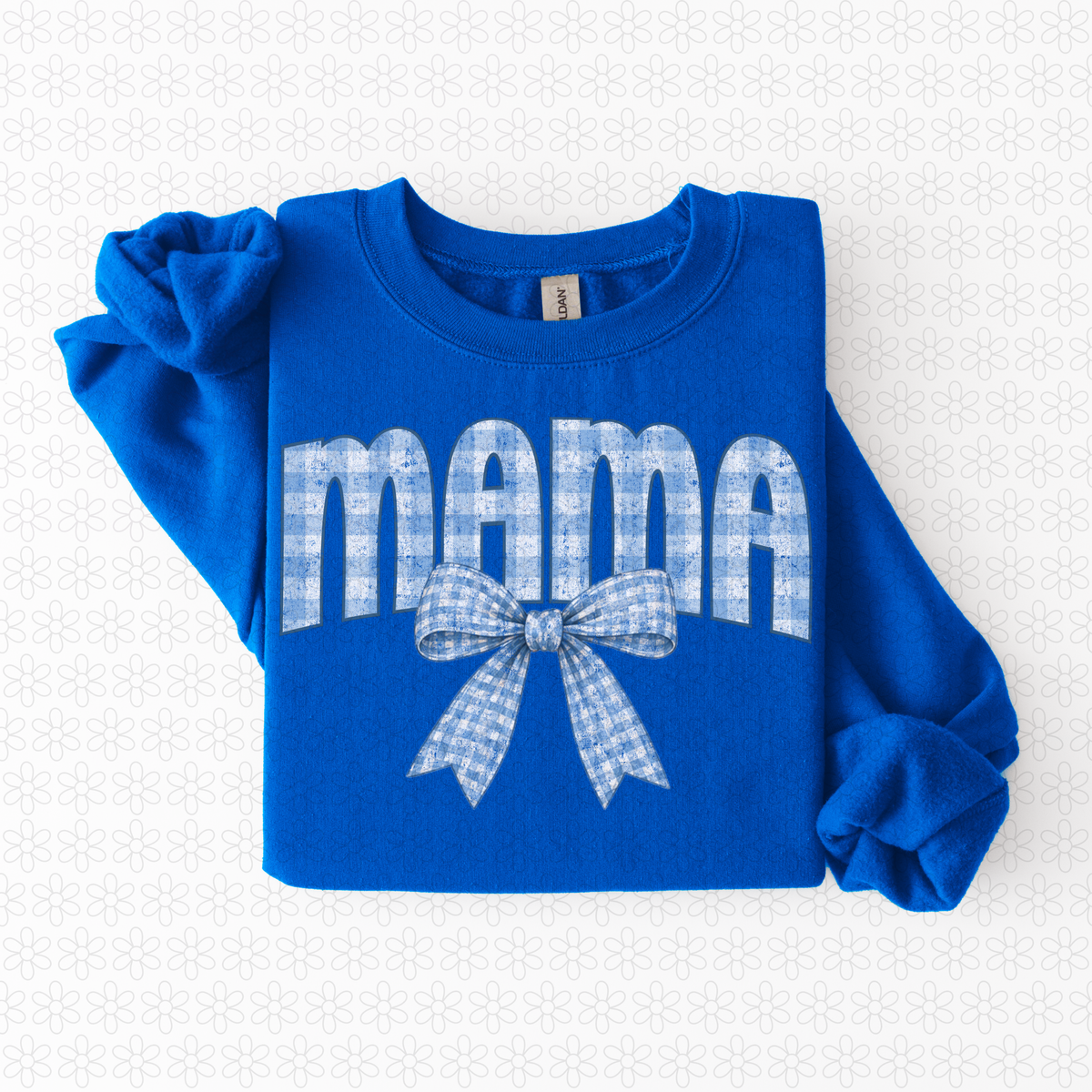 Gingham Mama Completed Tee