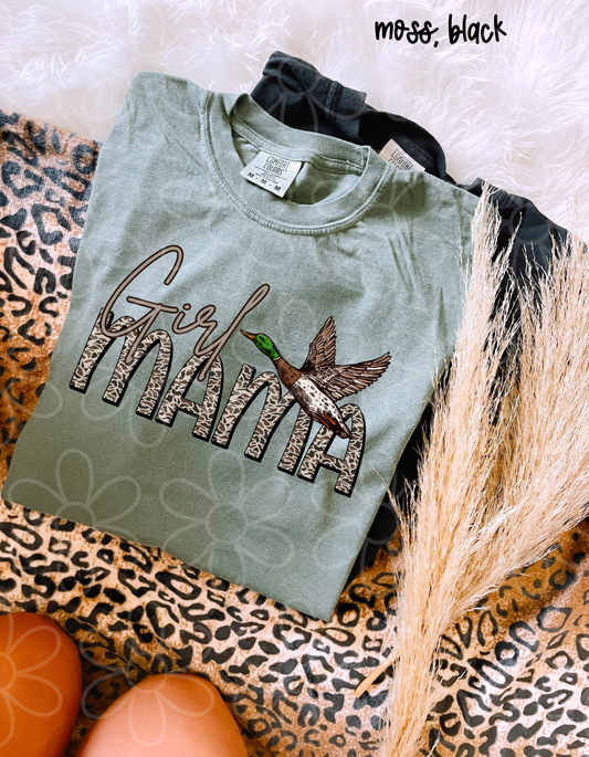 Girl MaMa Duck Camo DTF Transfer