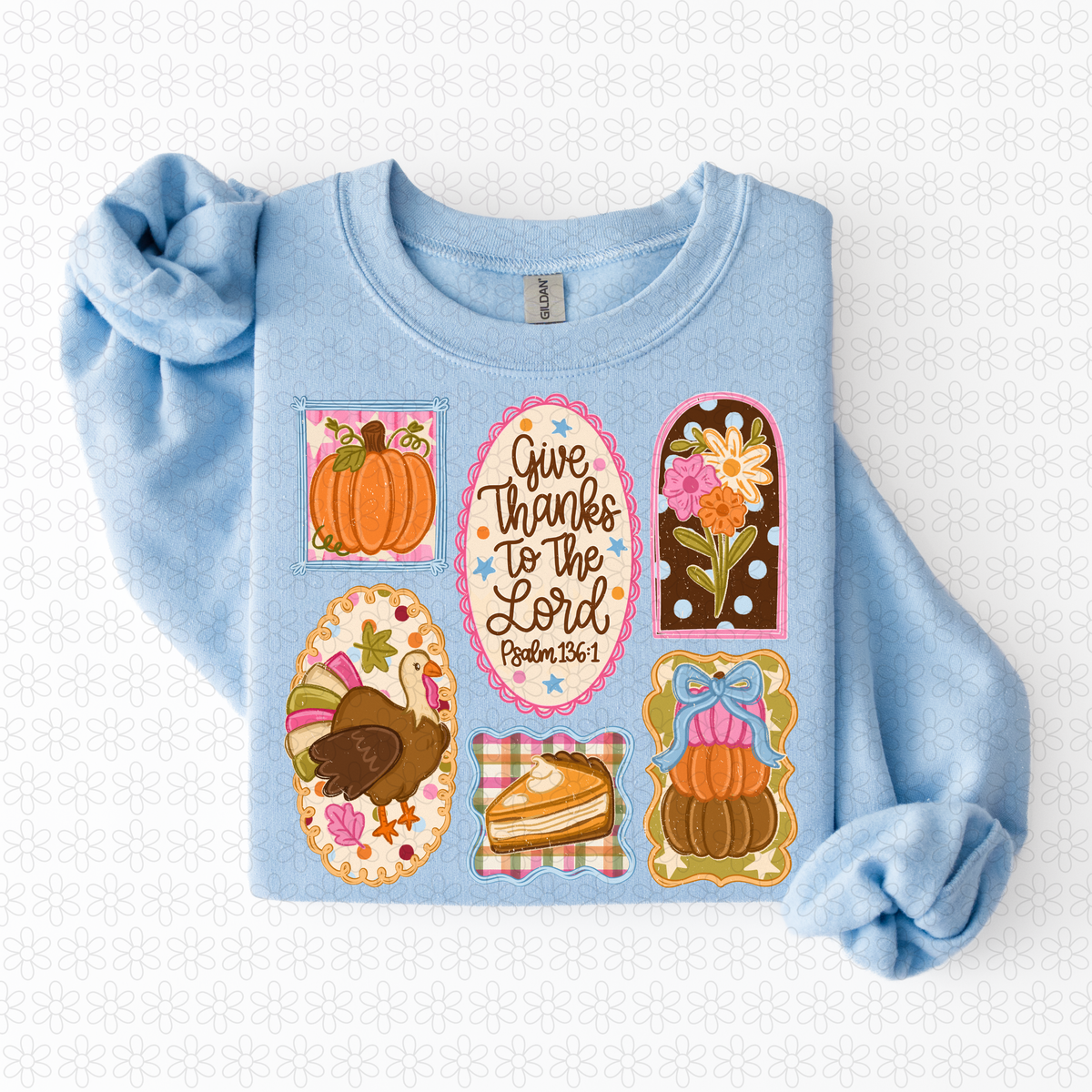 Give thanks To the Lord- Thanksgiving Completed Tee