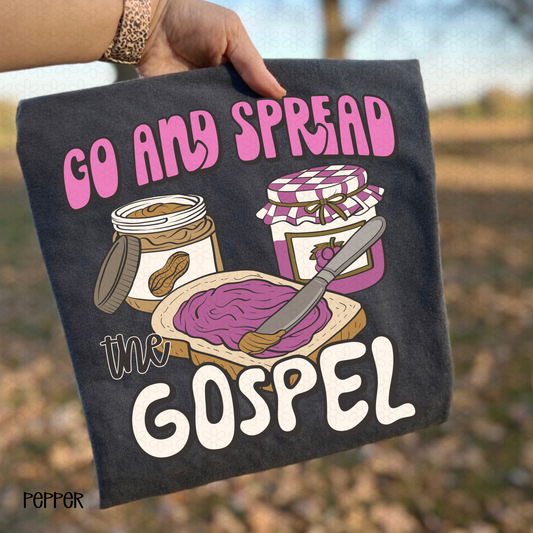 Go And Spread The Gospel Completed Tee