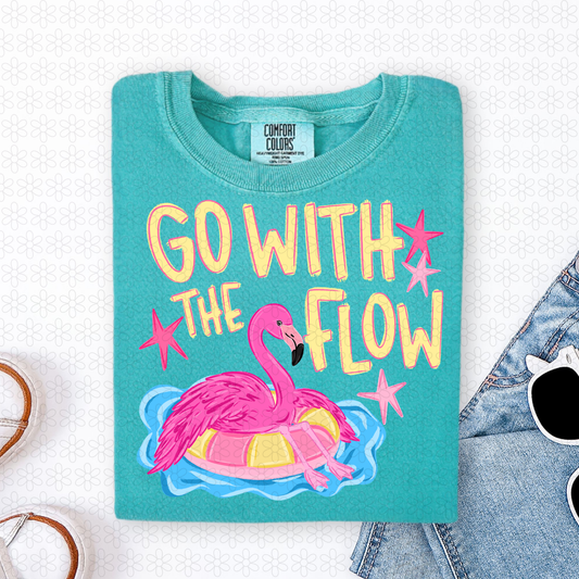 Go With The Flow Completed Tee
