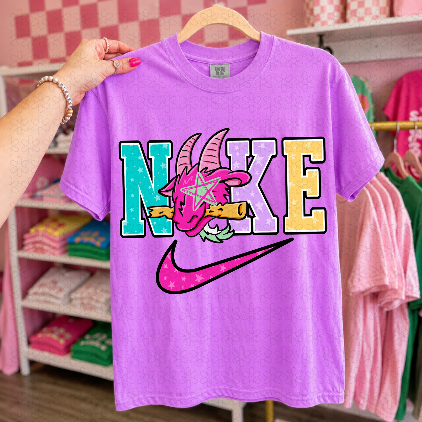 Swoosh Preppy Teams DTF Transfer