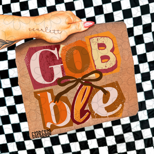 Gobble Ransom Bow Kids Completed Tee