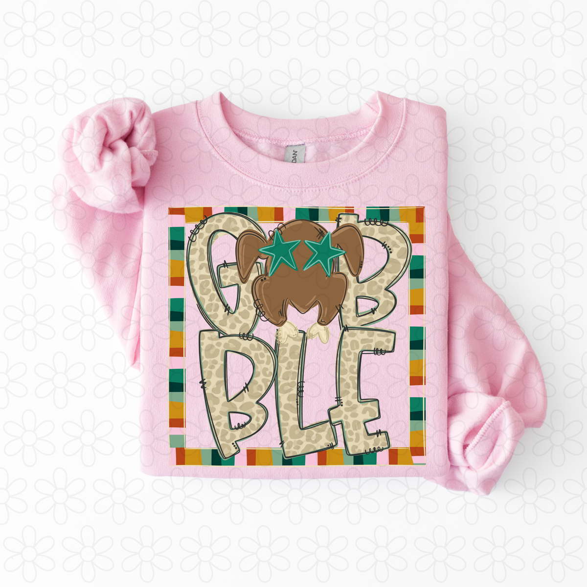 Gobble Border Completed Tee