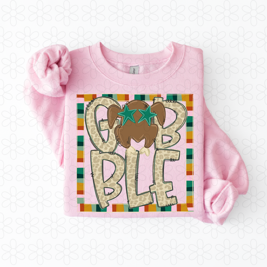 Gobble Border Completed Tee