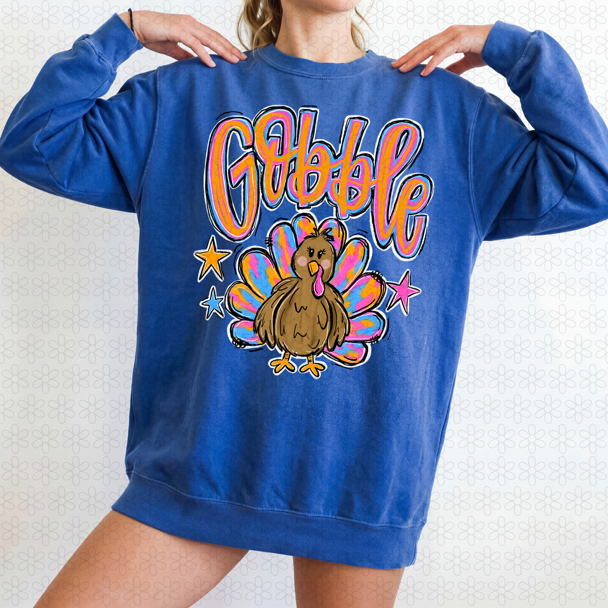 Gobble Thanksgiving Completed Tee