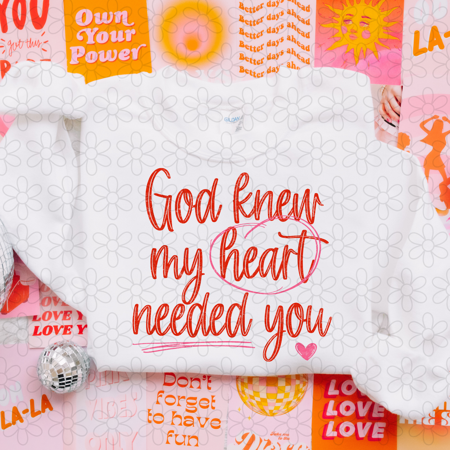 God Knew My Heart Needed You Kids Completed Tee