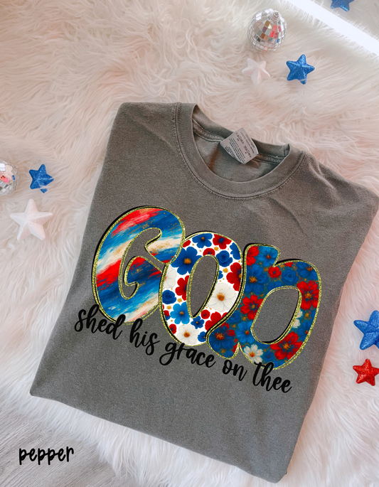 God Shed His Grace On Thee Completed Tee