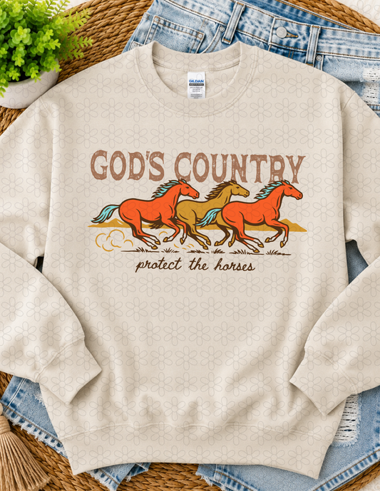 God's Country Completed Tee