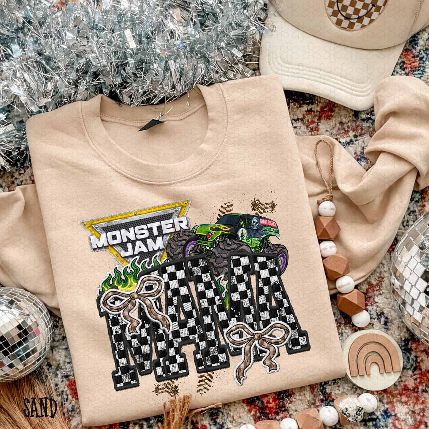 Monster Jam Mama Bows (Multiple Options) DTF Transfer