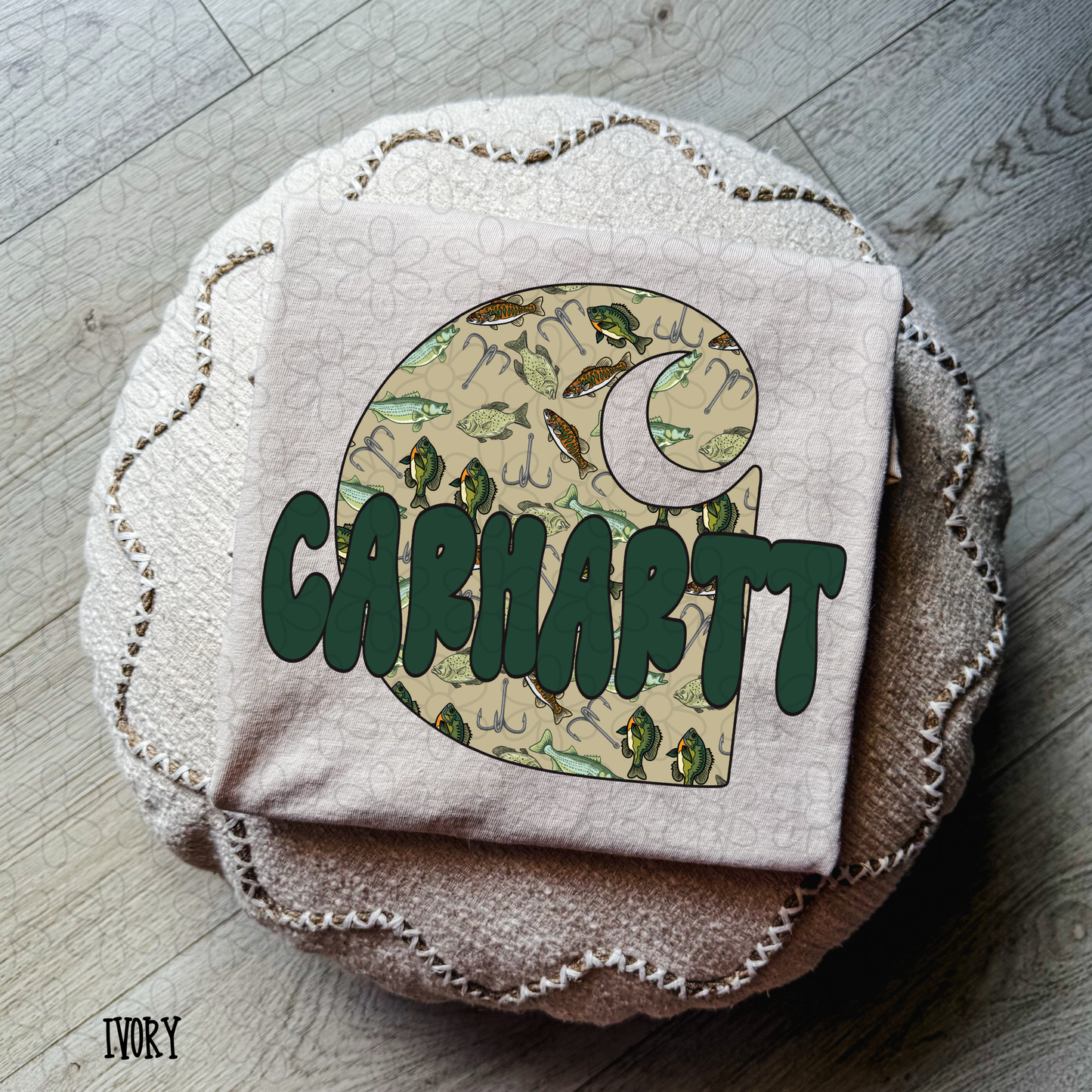 Green Fish Carhartt Kids Completed Tee