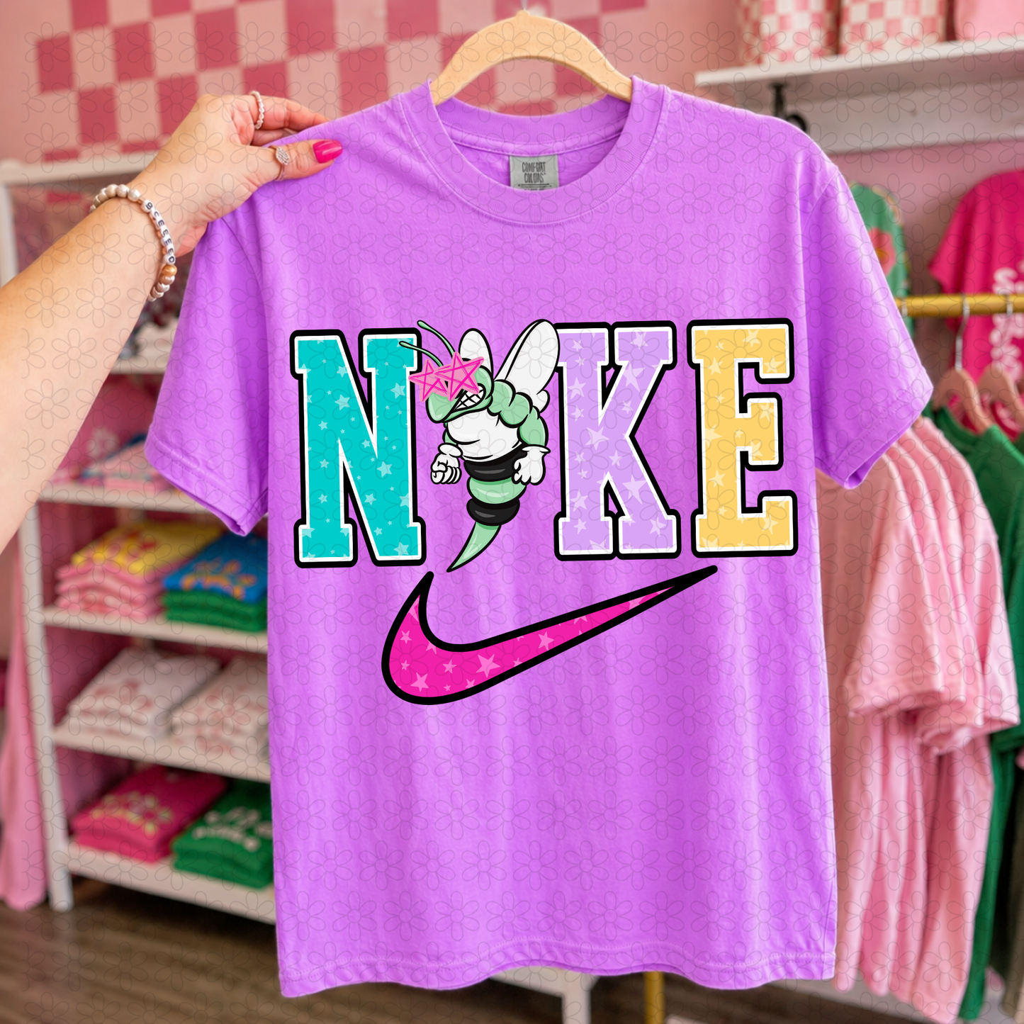 Swoosh Preppy Teams DTF Transfer