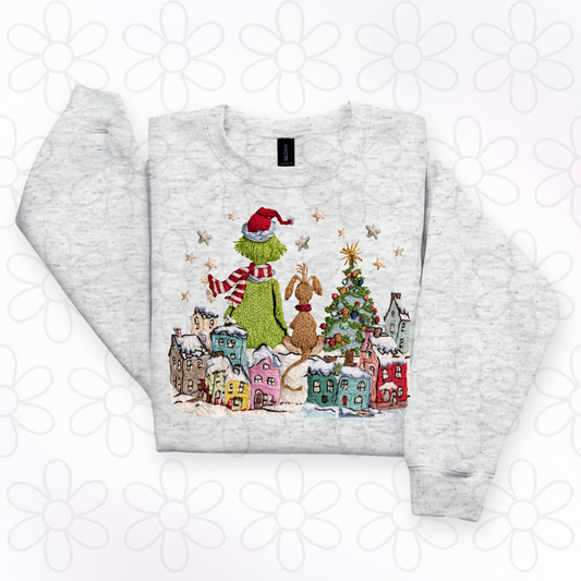 Grinch Whoville DTF Transfer