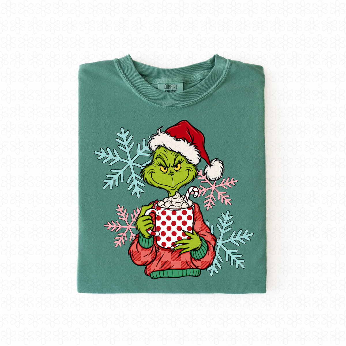Grinch Cocoa Completed Tee