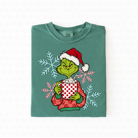 Grinch Cocoa Completed Tee