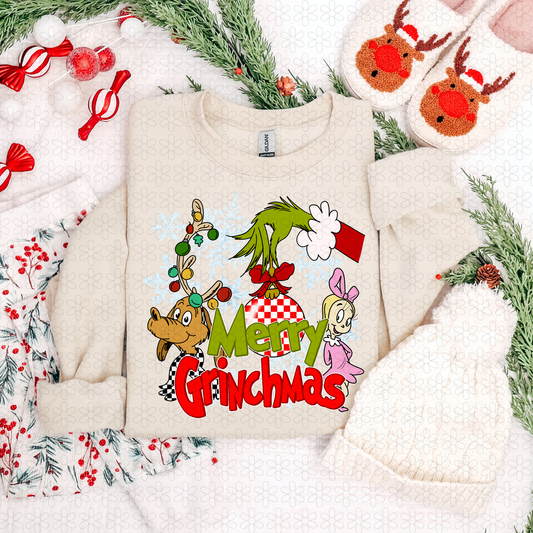 Grinch merry christmas Completed Tee
