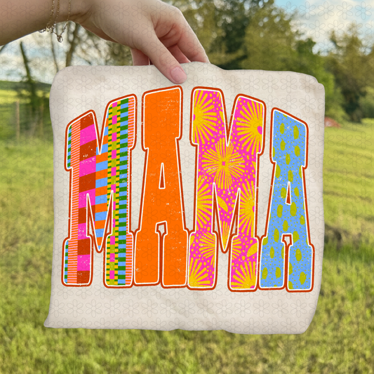 Groovy Mama Completed Tee