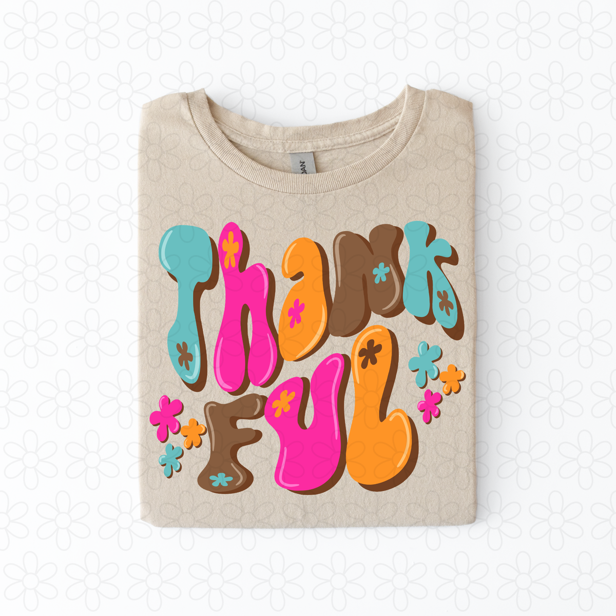 Groovy thankful Completed Tee