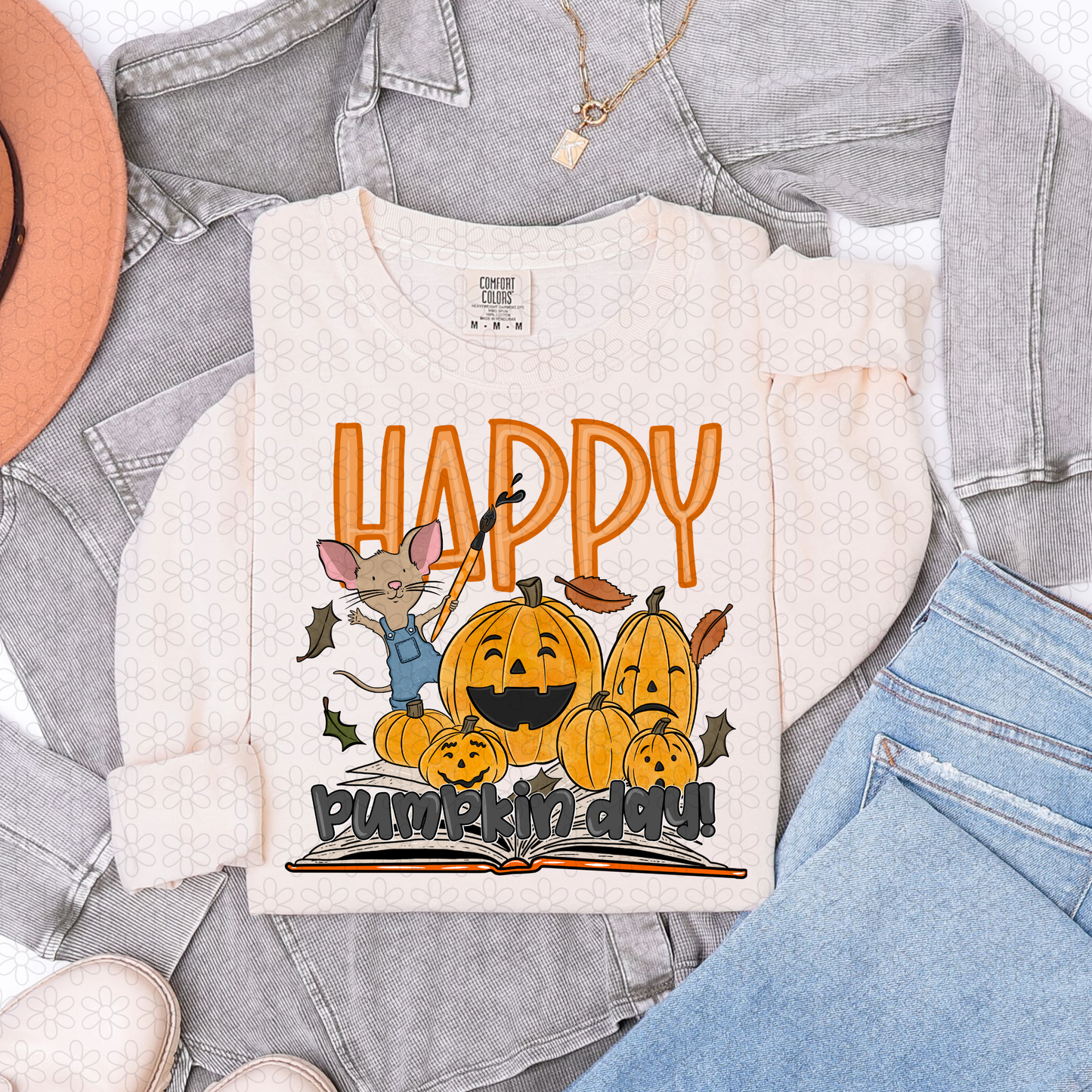 HAPPY pumpkin day! Completed Tee