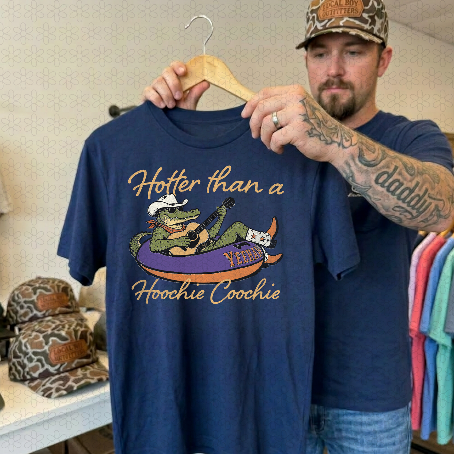 HOTTER THAN A HOOCHIE COOCHIE (Multiple Colors) DTF Transfer